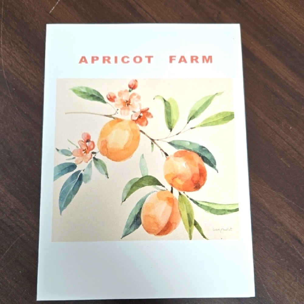 Legacy Publishing Set of 6 Apricot Farm Blank Cards